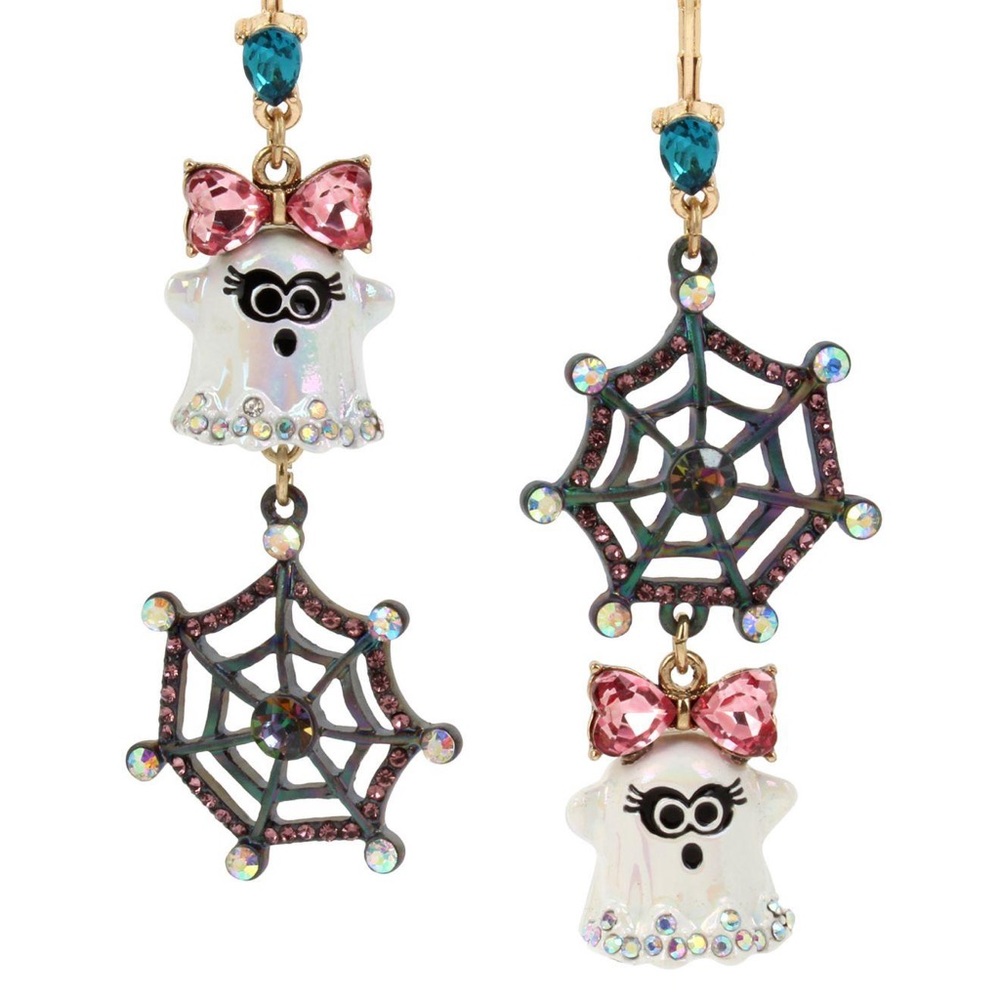Betsey Johnson Ghost Earrings NWT